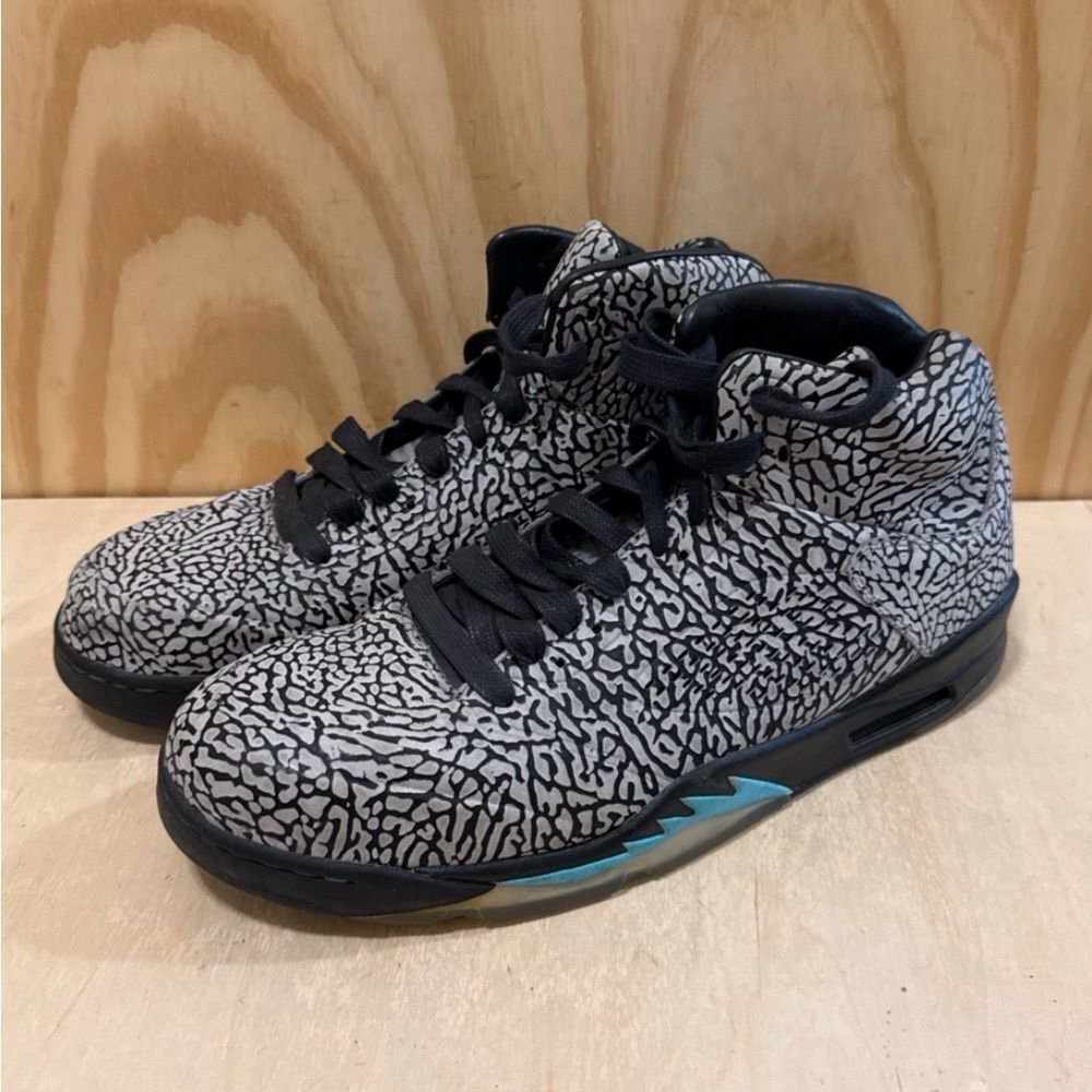 Michael Jordan 5 Retro 3Lab5 Shoes Size 15 Elephant Skin Print Finish Nike Air - Picture 6 of 8